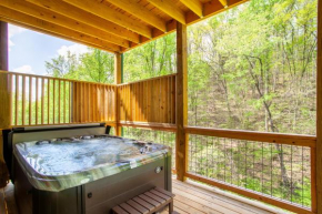 Allure Woods View HotTub Outdoor Dining Games